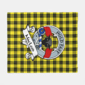 Couverture Polaire MacLeod de Lewis Moderne Clan Badge Tartan Plaid (Devant (Horizontal))