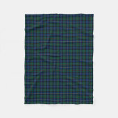 Couverture Polaire MacLeod de Skye Blue et Green Tartan (Devant)