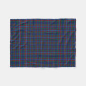 Couverture Polaire MacNab Clan Bright Bleu, Vert et Rouge Tartan (Devant (Horizontal))