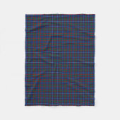 Couverture Polaire MacNab Clan Bright Bleu, Vert et Rouge Tartan (Devant)