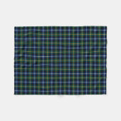 Couverture Polaire MacNeil de Barra Blue et Green Clan Tartan (Devant (Horizontal))