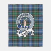 Couverture Polaire MacRae Chasse Ancien Clan Badge Tartan Plaid (Devant)
