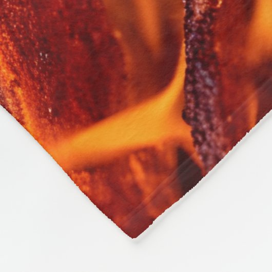 Couverture Polaire macro Flamme d'incendie (Coin)