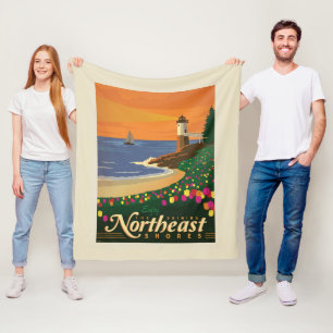 Couverture Polaire Macy's Flower Show Nord-Est