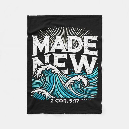 Couverture Polaire Made New Baptized Baptism (Devant)