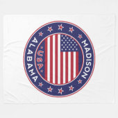 Couverture Polaire Madison, Alabama (Devant (Horizontal))