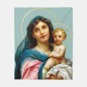Couverture Polaire Madone et Enfant (Devant)