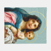 Couverture Polaire Madone et Enfant (Devant (Horizontal))