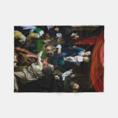 Couverture Polaire Madonna du Rosaire, Caravaggio (Devant (Horizontal))