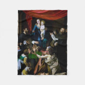Couverture Polaire Madonna du Rosaire, Caravaggio (Devant)