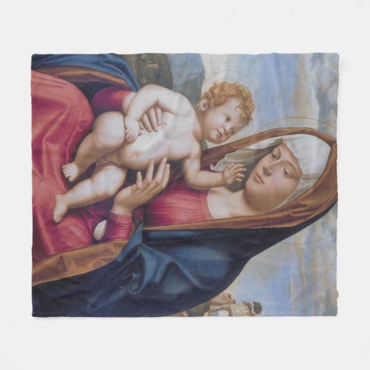 Couverture Polaire Madonna et l'enfant (Devant (Horizontal))