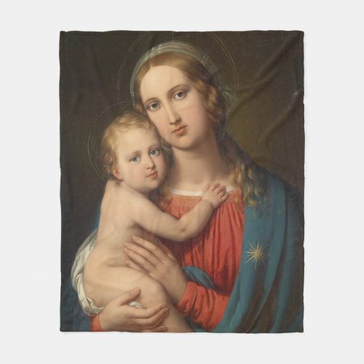 Couverture Polaire Madonna et l'enfant (Devant)