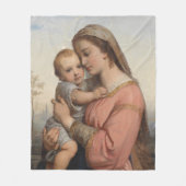 Couverture Polaire Madonna et l'enfant (Devant)