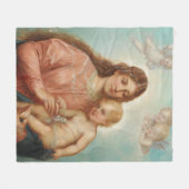 Couverture Polaire Madonna et l'enfant (Devant (Horizontal))