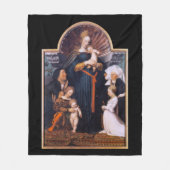 Couverture Polaire Madonna, Holbein the Younger (Devant)