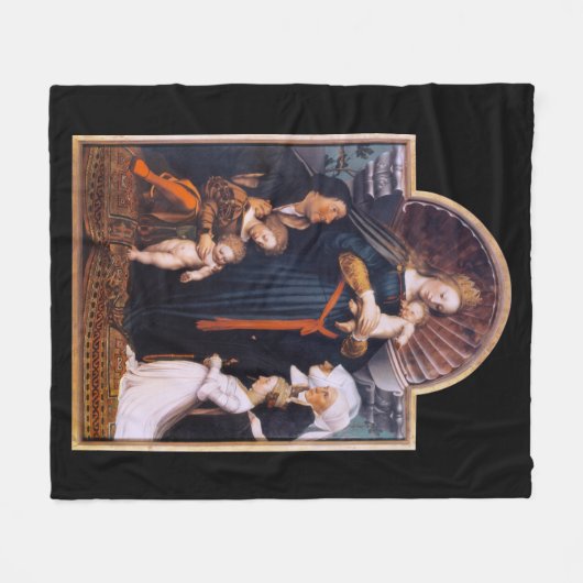 Couverture Polaire Madonna, Holbein the Younger (Devant (Horizontal))