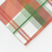 Couverture Polaire Madras Plaid Noël (Coin)