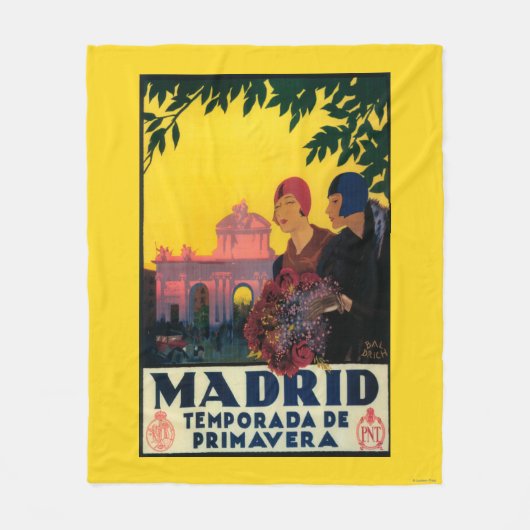 Couverture Polaire Madrid en affiche promotionnelle de voyage de (Devant)