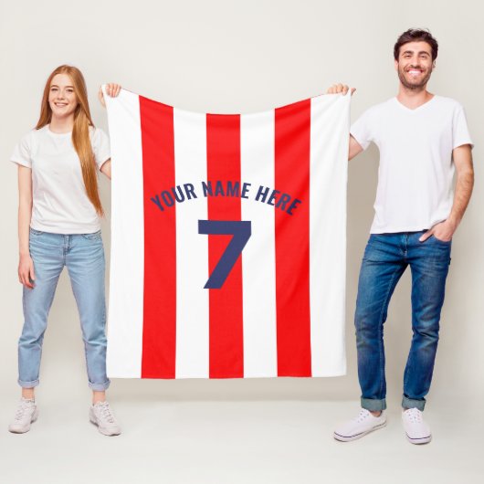 Couverture Polaire Madrid personnalisé (En situation)