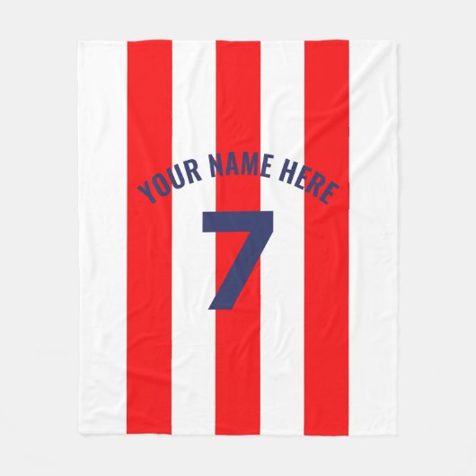 Couverture Polaire Madrid personnalisé (Devant)