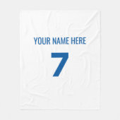 Couverture Polaire Madrid personnalisé (Devant)