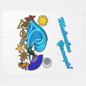 Couverture Polaire Maferefun Yemaya (Devant (Horizontal))