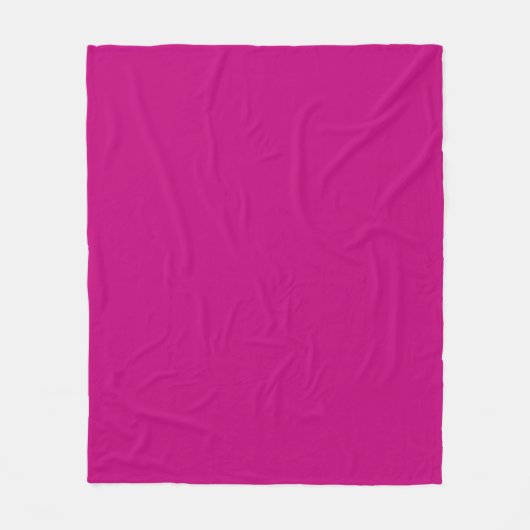 Couverture Polaire Magenta (couleur solide)  (Devant)