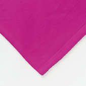 Couverture Polaire Magenta (couleur solide)  (Coin)