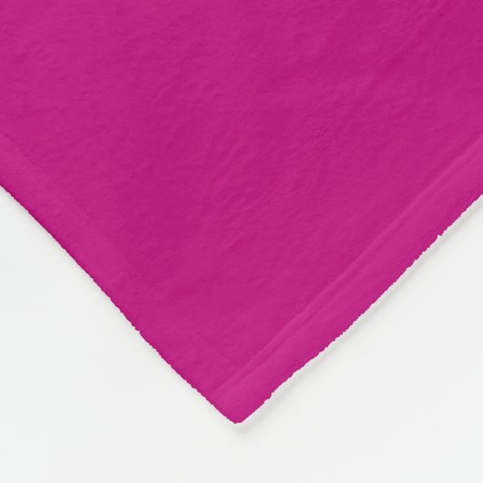 Couverture Polaire Magenta (couleur solide)  (Coin)