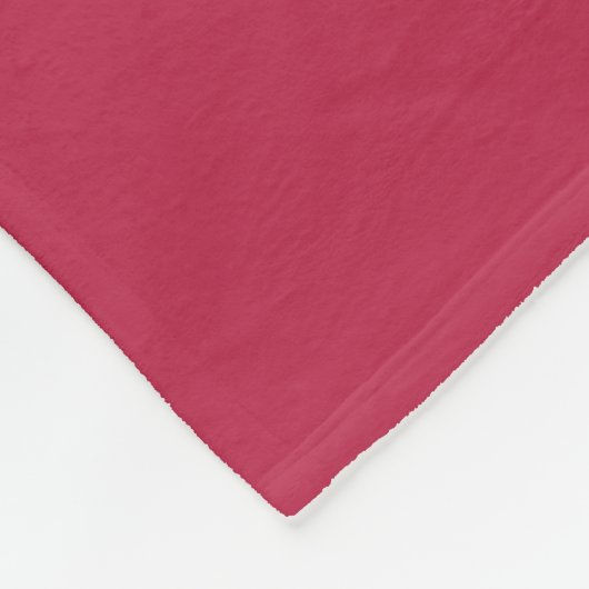 Couverture Polaire Magenta solide chaud (Coin)