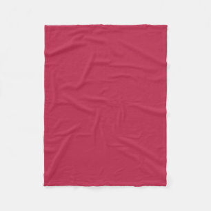 Couverture Polaire Magenta solide chaud