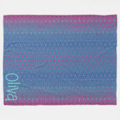 Couverture Polaire Magenta Star Metamorphic (Devant (Horizontal))