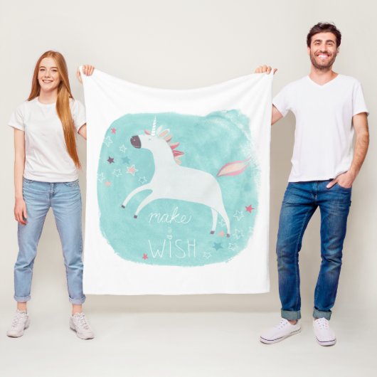 Couverture Polaire Magic Unicorn Squad - Faites un voeu (En situation)