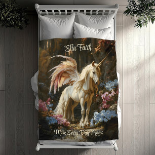 Couverture Polaire Magical Fairytale Unicorn Nursery ou Ado
