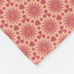 Couverture Polaire Magie Bohème Florale Atténuée