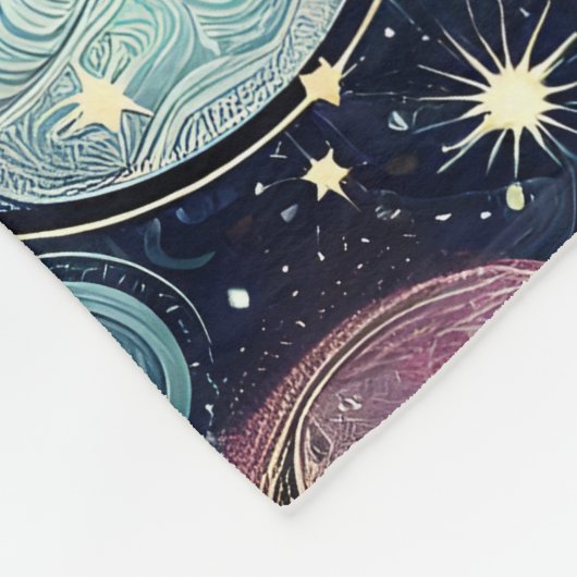 Couverture Polaire Magie lunaire (Coin)