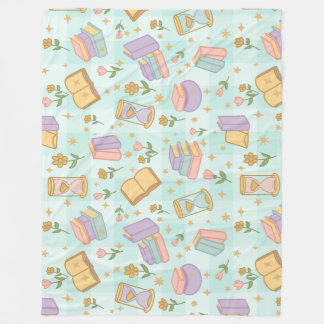 Couverture Polaire Magie Papetière Fille Pastel Vert