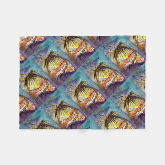 COUVERTURE POLAIRE MAGIQUE BUTTERFLY (Devant (Horizontal))