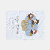 Couverture Polaire Magique Harry Potter & Hogwarts statistiques de na (Devant (Horizontal))