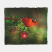 Couverture Polaire Magnifique cardinal masculin (Devant (Horizontal))