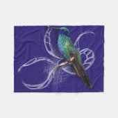 Couverture Polaire Magnifique colibri - personnalisez en ajoutant un  (Devant (Horizontal))