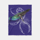 Couverture Polaire Magnifique colibri - personnalisez en ajoutant un  (Devant)