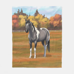 Couverture Polaire Magnifique Grulla Grulla Grulla Paint Horse