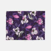 Couverture Polaire Magnolia en floraison et tireur 4 (Devant (Horizontal))