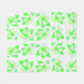 Couverture Polaire Magnolias (Devant (Horizontal))