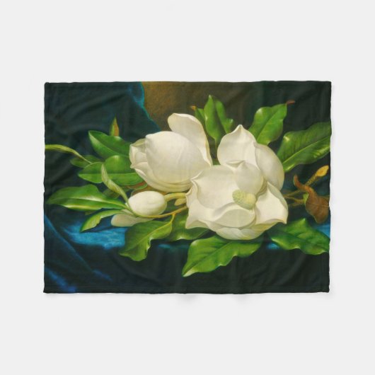 Couverture Polaire Magnolias géant Martin Johnson Heade Fine Art (Devant (Horizontal))