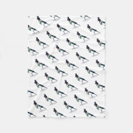 Couverture Polaire Magpie Bird de l'État de Victoria (Devant)