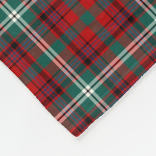 Couverture Polaire Maguire Tartan rouge et vert brillant