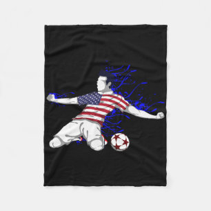 Couverture Polaire Maillot de l'équipe nationale de soccer d'Amérique