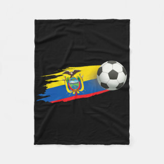 Couverture Polaire Maillot Drapeau Équateur - Football Ll Footll
